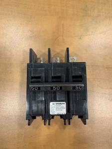 Siemans 3 pole 50A type BQ Breaker