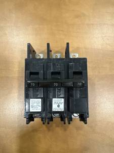Siemans 3 pole 70A Type BQ Breaker