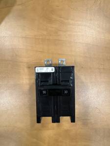 Eaton 2 pole 30A bolt on breaker