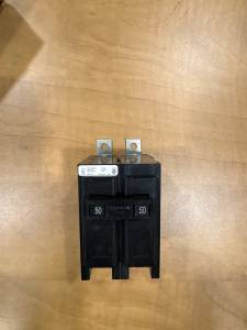 Eaton 2 pole 50A bolt on breaker
